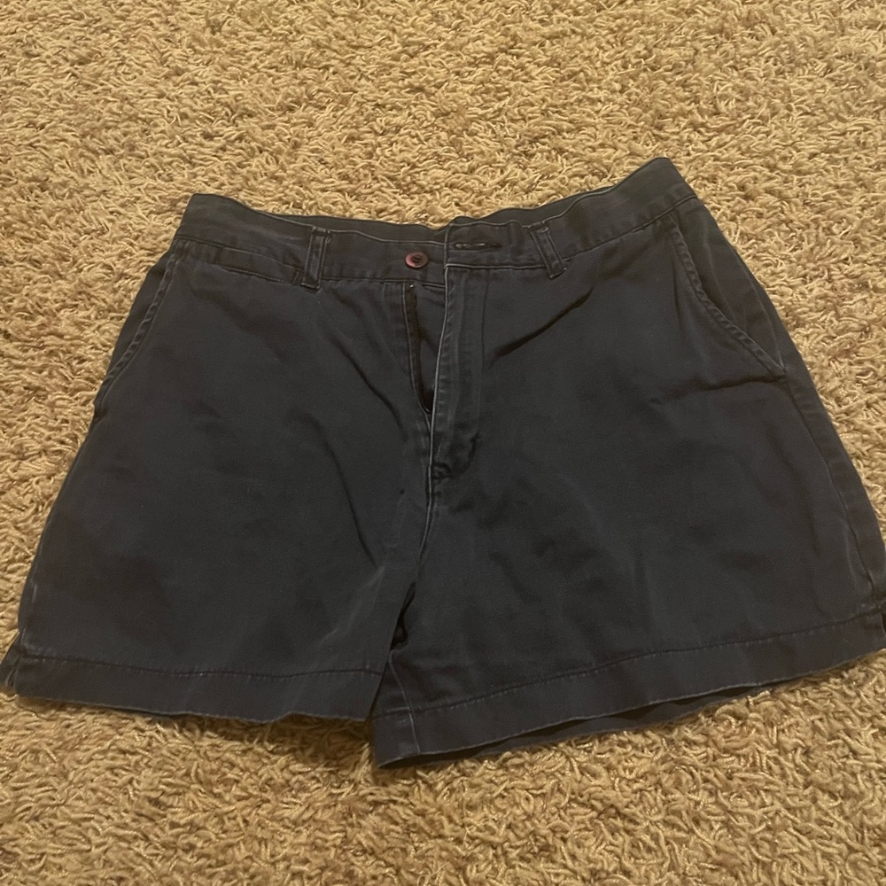 navy blue jean shorts